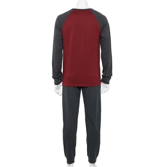 Men's Sonoma Goods For Life Supersoft Standard-Fit Raglan Tee & Jogger Pants - Picture 3 of 5